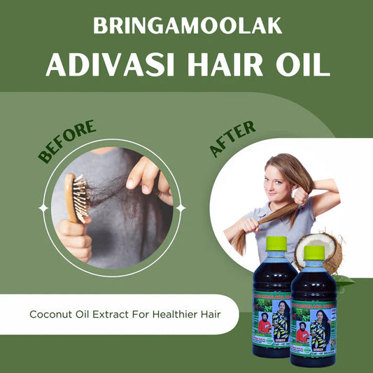 Adivasi Hair Oil | Original Adivasi Oil from Karnataka | 100% Organic and Natural